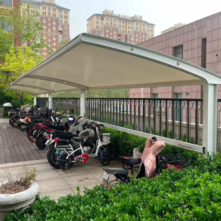 民丰县膜结构电动车棚